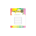 Waffle Flower Ink Swatch Label Die and Stencil Set image 1