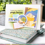 Waffle Flower Inside Sentiments Book Lover Clear Stamps 422228 mushrooms