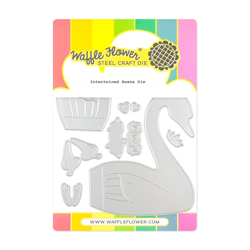 Waffle Flower Intertwined Swans Dies 421898