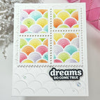 Waffle Flower Jolly Wave Texture Die 422114 colorful waves