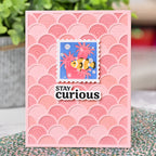 Waffle Flower Jolly Wave Texture Die 422114 pink