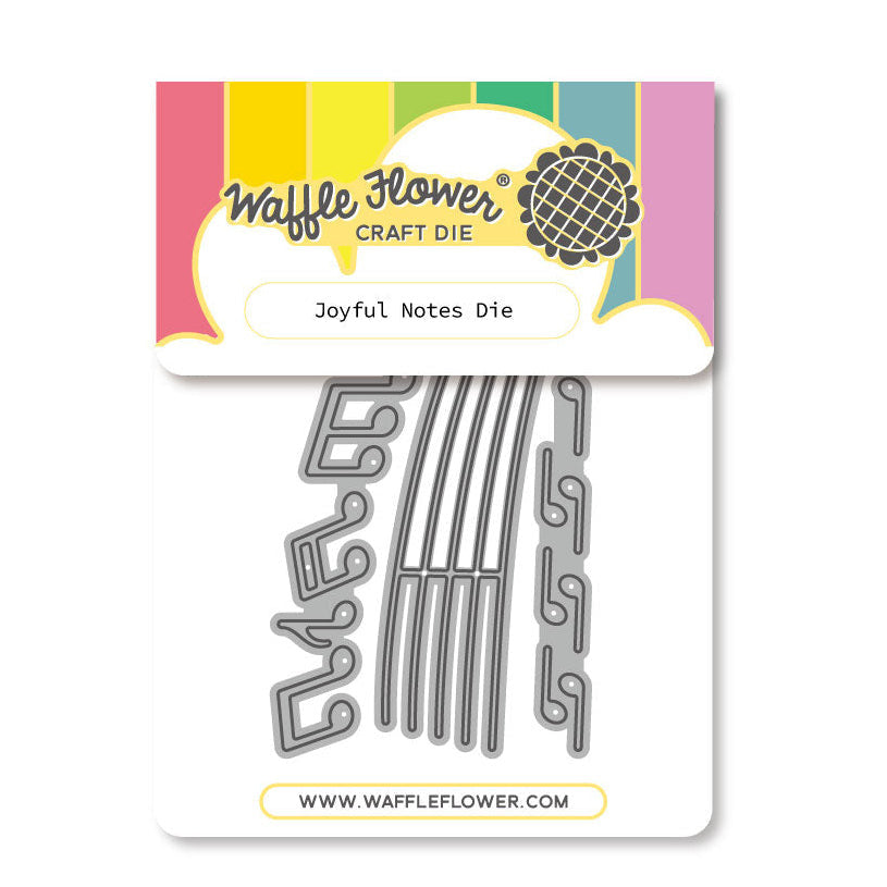 Waffle Flower Joyful Notes Dies 422726