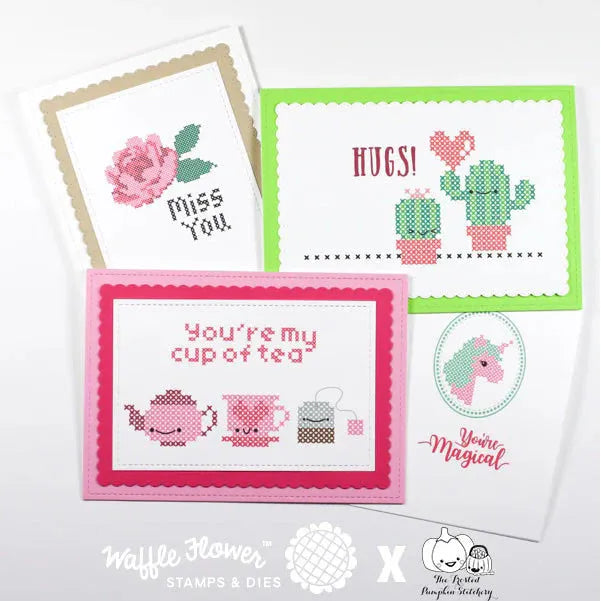 Waffle Flower LACY LAYERS 5 X 7 Die 310125 needlepoint