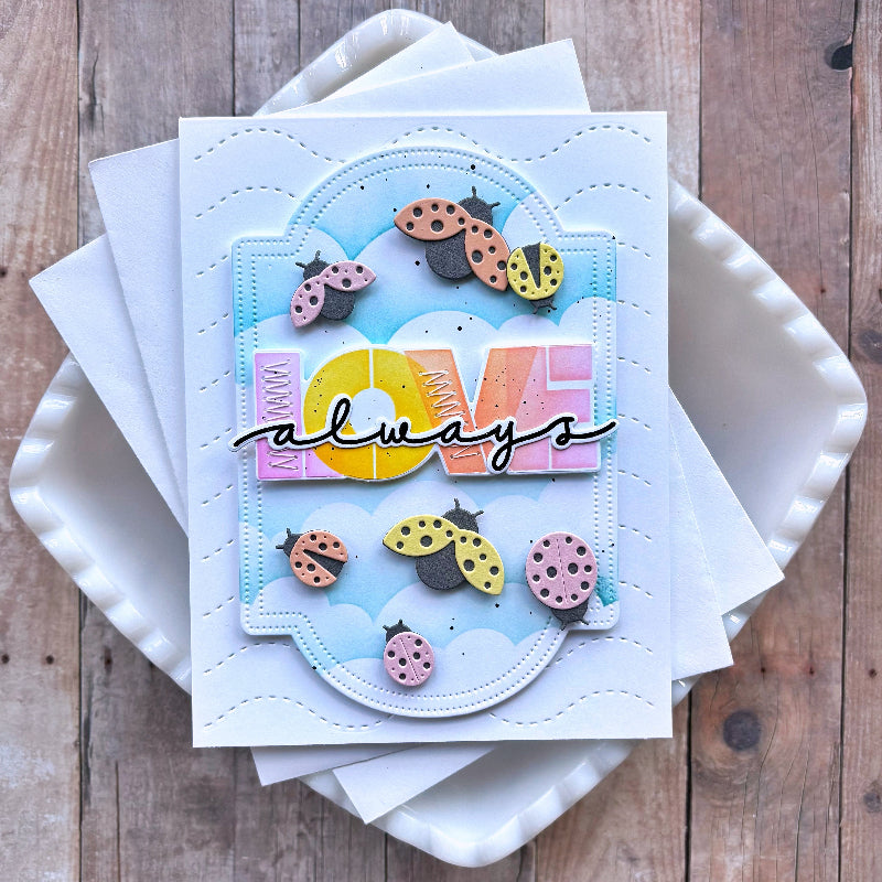 Waffle Flower Ladybug Dies 422304 clouds