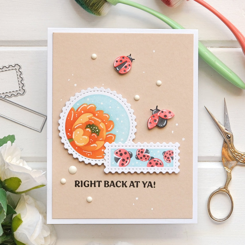 Waffle Flower Ladybug Dies 422304 flower