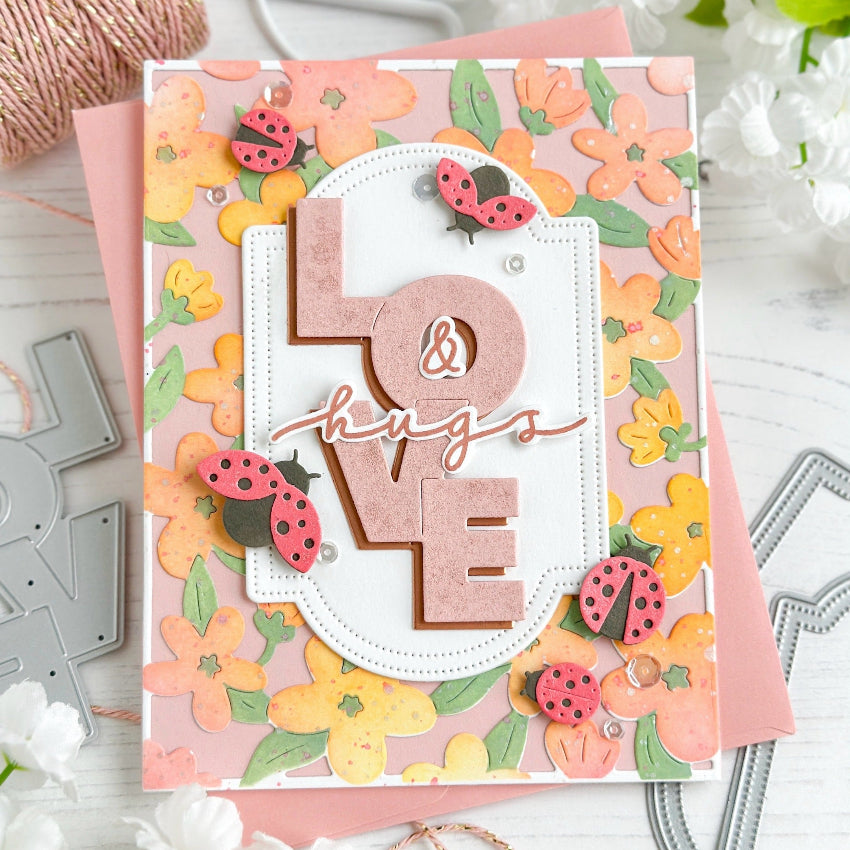 Waffle Flower Ladybug Dies 422304 hugs