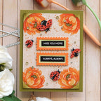 Waffle Flower Ladybug Dies 422304 orange