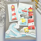 Waffle Flower Lighthouse Dies 422080 greetings