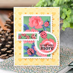 Waffle Flower Love You More Sentiments Matching Dies 422302 ladybugs