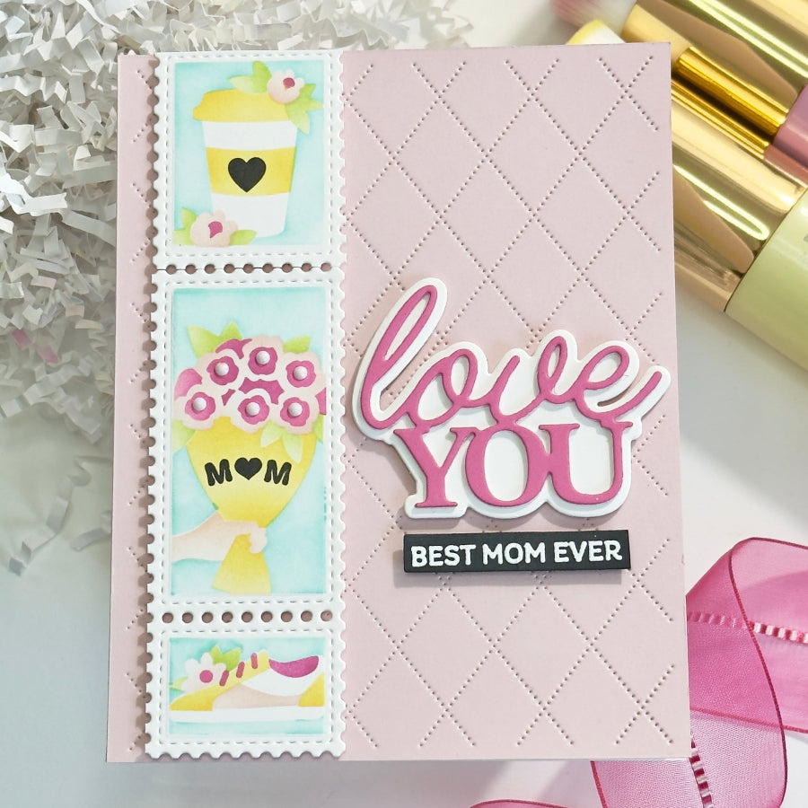 Waffle Flower Love You Word Dies 422458 best mom ever
