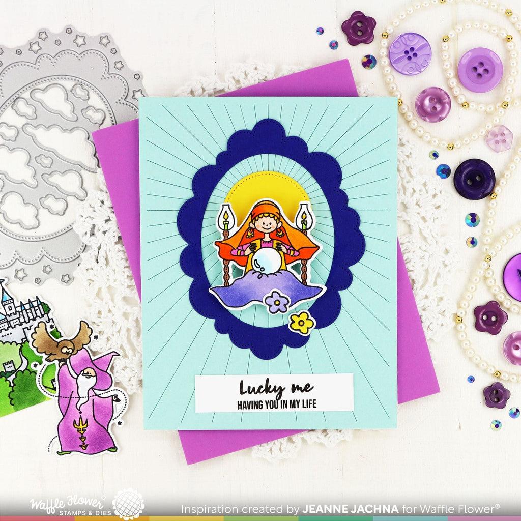 Waffle Flower Magical Birthday Matching Dies 421812 fortune teller