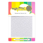 Waffle Flower Meandering Texture Die 422048