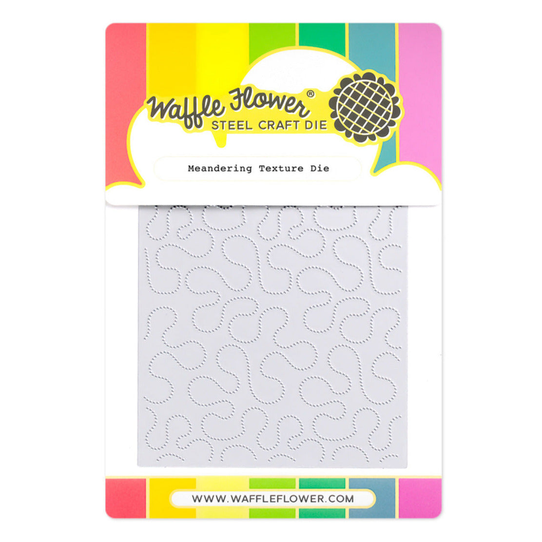 Waffle Flower Meandering Texture Die 422048