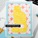 Waffle Flower Meandering Texture Die 422048 warm hugs