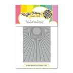 Waffle Flower Mini Slimline Piercing Sunburst Texture Die 422513