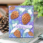 Waffle Flower Miss You Word Dies 422276 snow