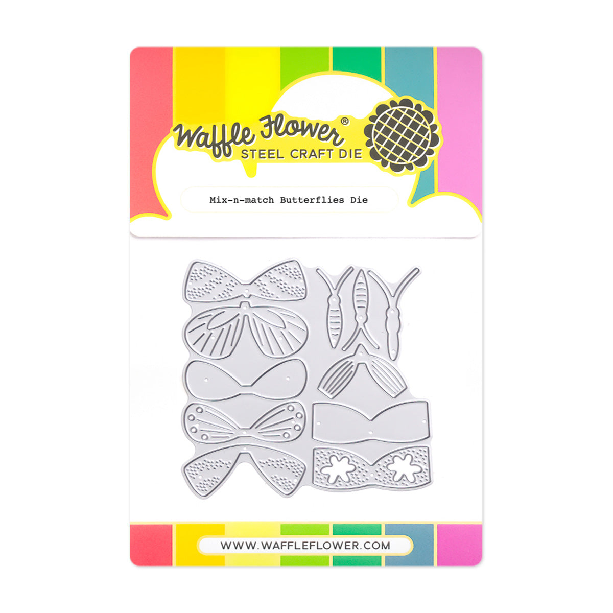 Waffle Flower Mix n match Butterflies Die 421944