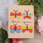 Waffle Flower Mix n match Butterflies Die 421944 for you
