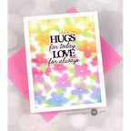 Waffle Flower Mod Blossom Stencil and Die Set love you | color-code:ALT01