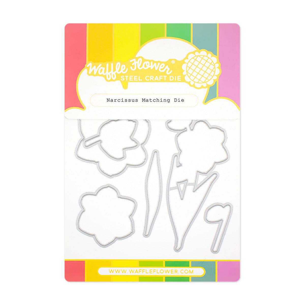 Waffle Flower Narcissus Clear Stamp and Die Set wfc1145 product image 2