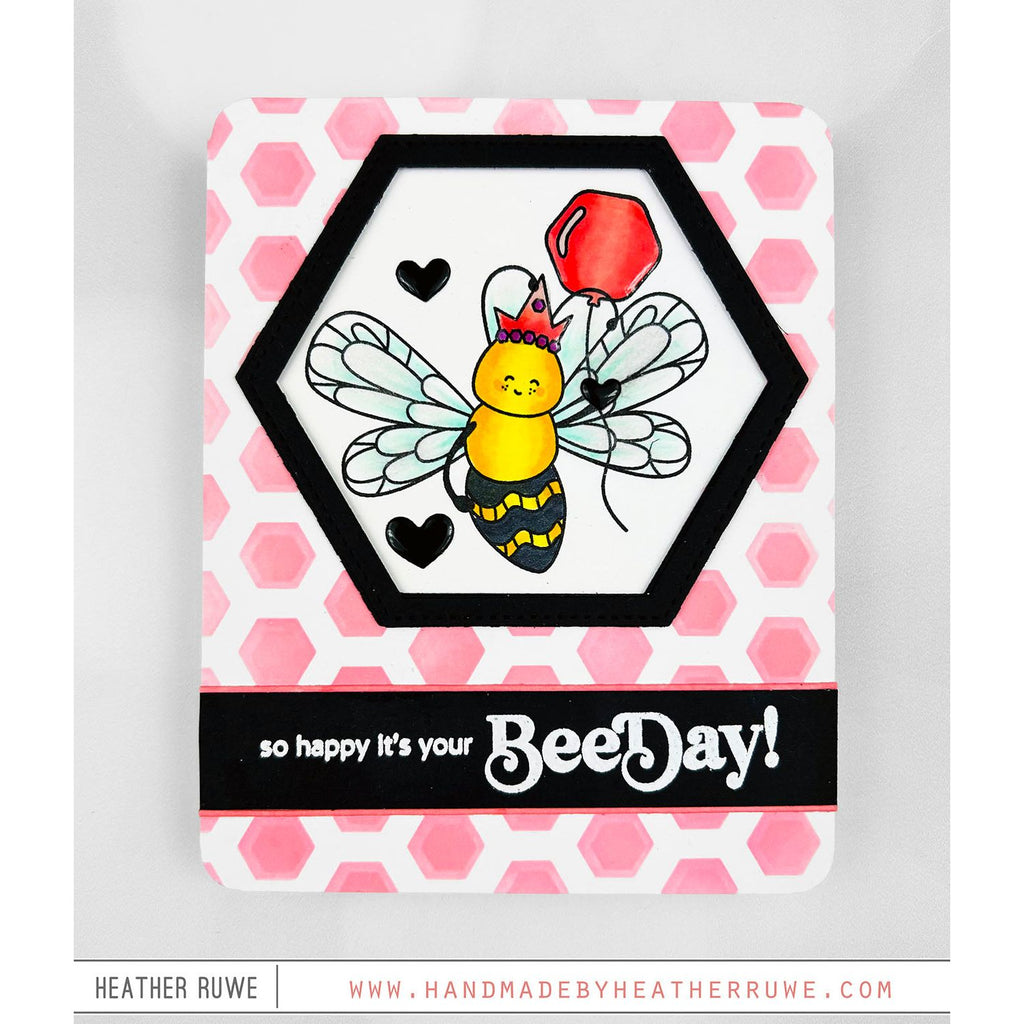 Waffle Flower Nesting Hexagons Dies 420034 beeday | color-code:ALT01