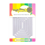 Waffle Flower Nesting Piercing Ticket Frames Dies 422058