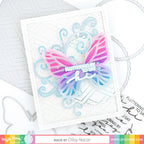 Waffle Flower Nesting Pinking Circles Dies 421349 butterfly