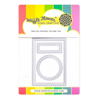 Waffle Flower Nesting Postage Collage Baking Fun Stencil and Postage Collage Die Set image 1