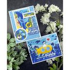 Waffle Flower Nesting Postage Collage Under the Sea Stencils 422464 turtles