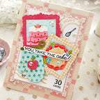 Waffle Flower Nesting Postage Layers Dies 422388 tan