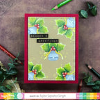 Waffle Flower Nesting Stitched Rectangles Dies 420786 season's greetings