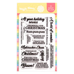 Waffle Flower Nutcracker Sentiments Clear Stamps 422616