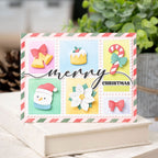 Waffle Flower Nutcracker Sentiments Clear Stamps 422616 grid