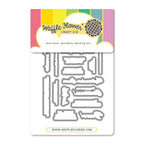 Waffle Flower Nutcracker Sentiments Matching Dies 422617