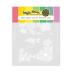 Waffle Flower Open Book Floral Stencils 421815