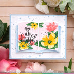 Waffle Flower Open Book Floral Stencils 421815 book