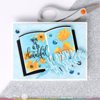 Waffle Flower Open Book Floral Stencils 421815 flowers