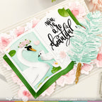 Waffle Flower Open Book Sentiments Clear Stamps 421819 beautiful