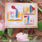 Waffle Flower Open Book Trio Butterfly Stencils 422217 books