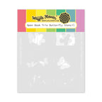 Waffle Flower Open Book Trio Die and Butterfly Stencil Set image 2