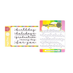 Waffle Flower Overlapping Happy Additions Clear Stamp and Die Set
