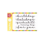 Waffle Flower Overlapping Happy Additions Clear Stamps 422095