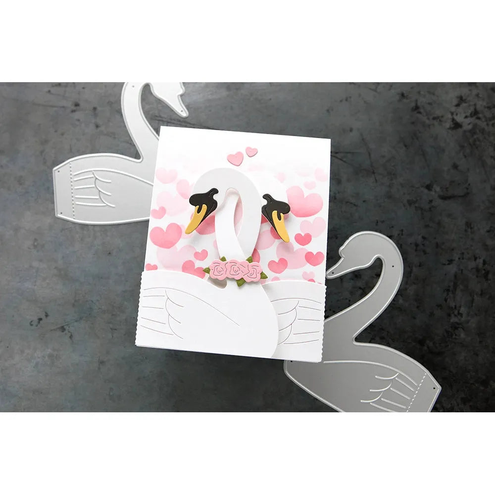 Waffle Flower Overlapping Hearts Stencils 421897 roses | color-code:ALT01