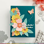 Waffle Flower Overlapping Hugs Additions Clear Stamps 421933 love you