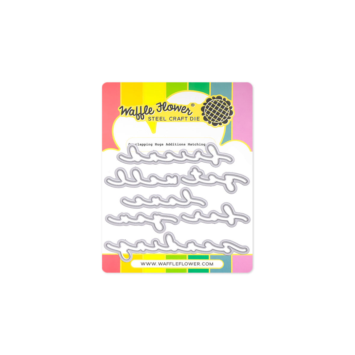 Waffle Flower Overlapping Hugs Additions Matching Dies 421950