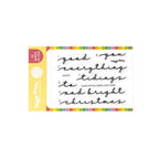 Waffle Flower Overlapping Merry Additions Clear Stamps 422093