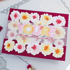 Waffle Flower Overlapping You're Additions Clear Stamps 422097 flowers