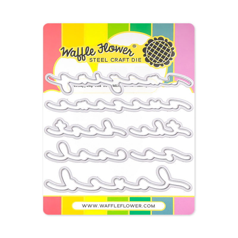 Waffle Flower Overlapping You’re Additions Matching Dies 422098