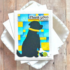 Waffle Flower Patchwork Stencils 422007 thank you