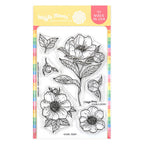 Waffle Flower Peony Clear Stamp and Die Set wfc1093 product image 1